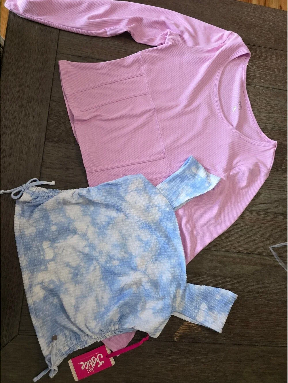 Lot of 2! Justice shirts Size XL (16/18)